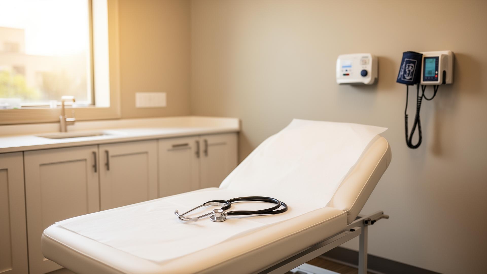 Medical practice reception area